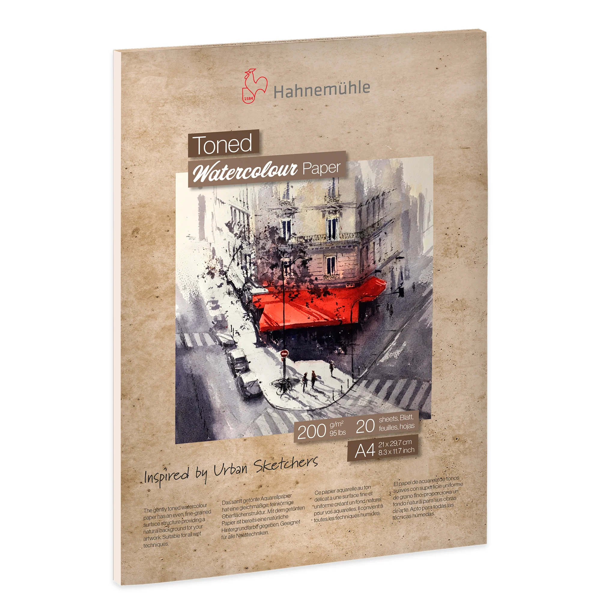 Hahnemühle® Toned Watercolour Pads Beige 200gsm - Image 2