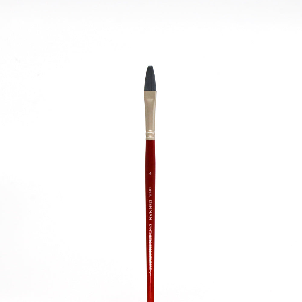 Opus Denman Acrylic Brushes Short Handle - Filbert - Image 4