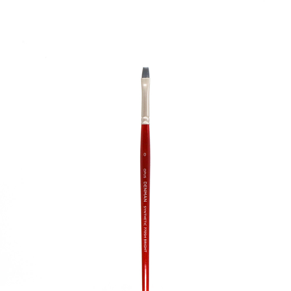 Opus Denman Acrylic Brushes Short Handle - Bright - Image 5