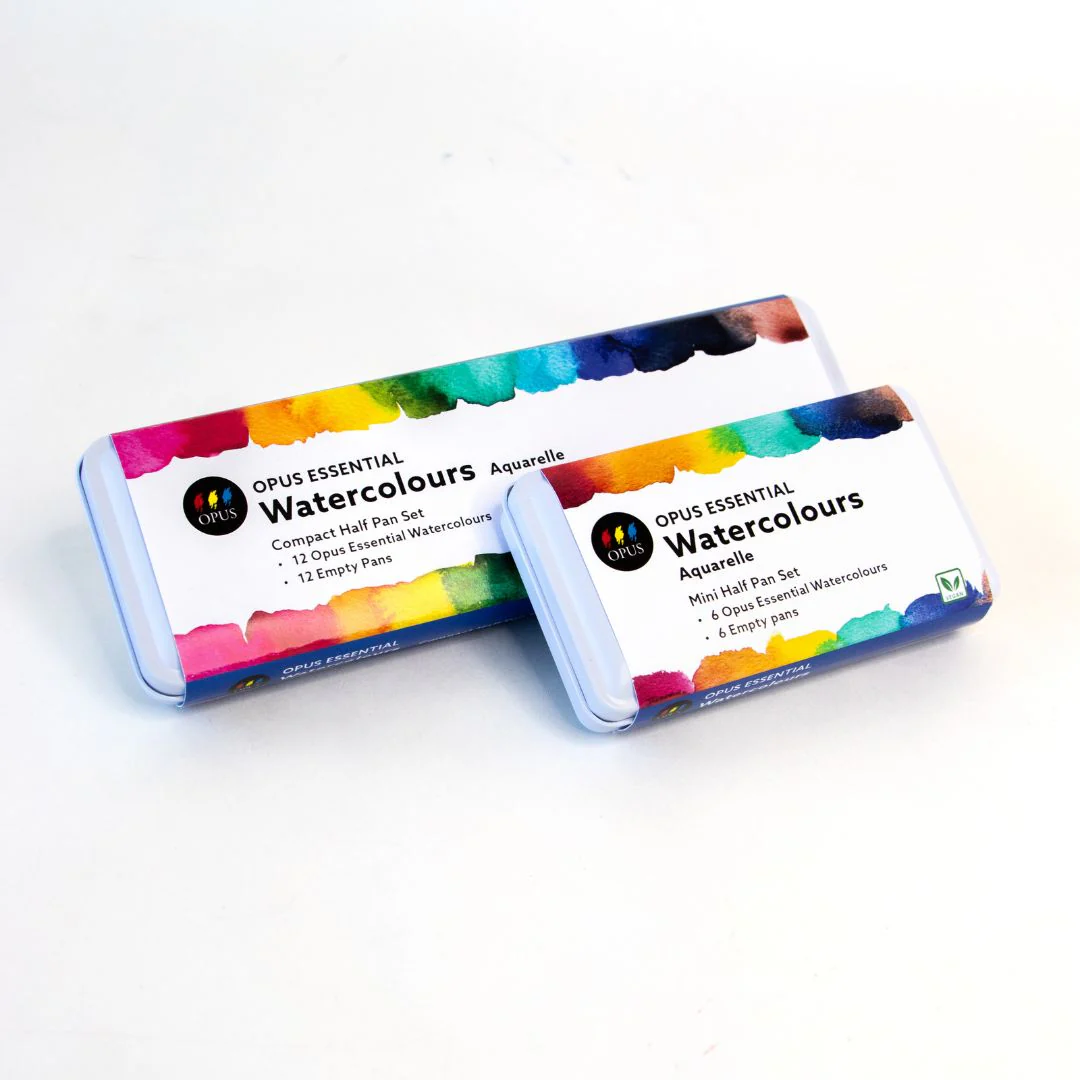 Opus Essential Watercolours Compact Tin Set of 12 - Image 3