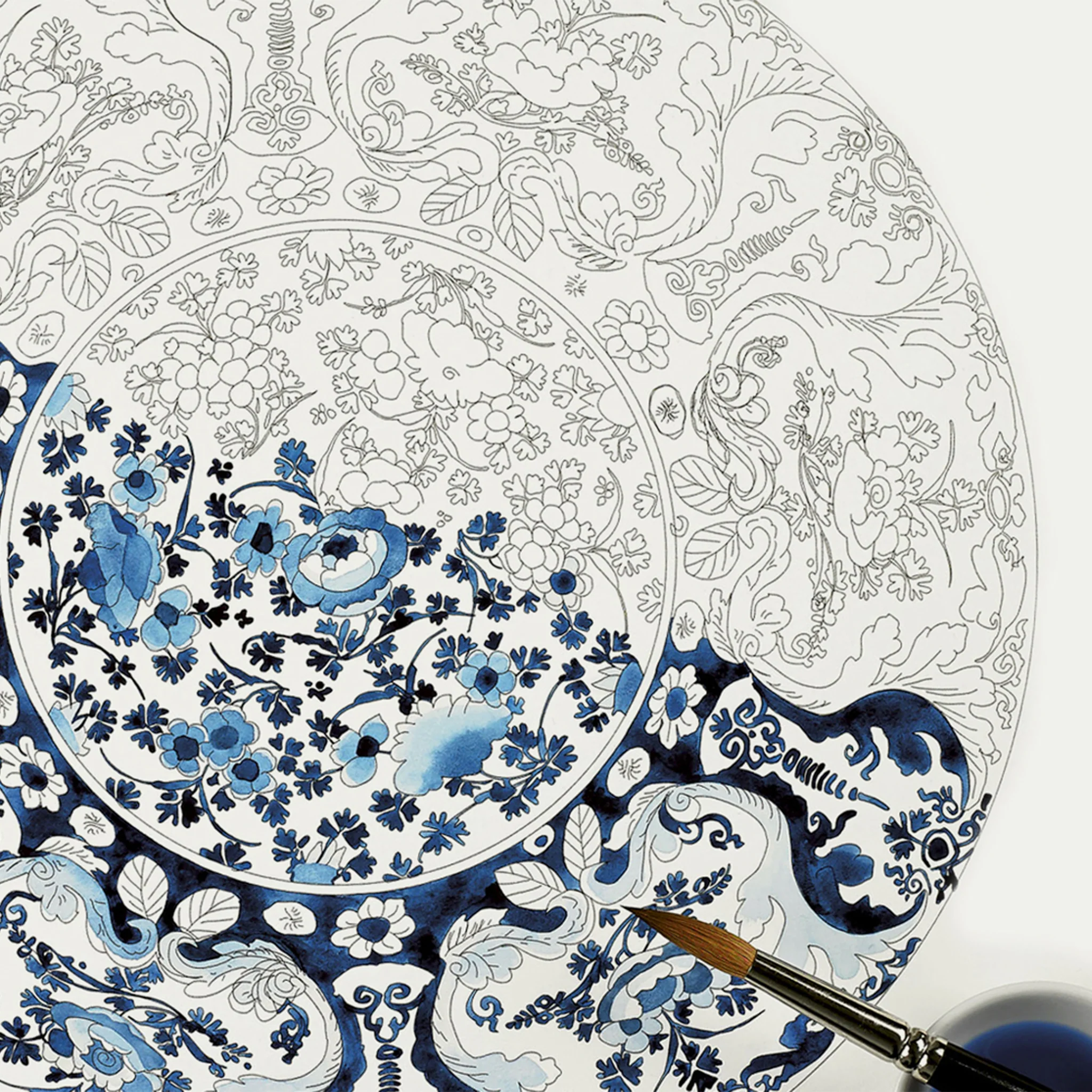 Pepin Press Artists' Colouring Book - Delft - Image 3
