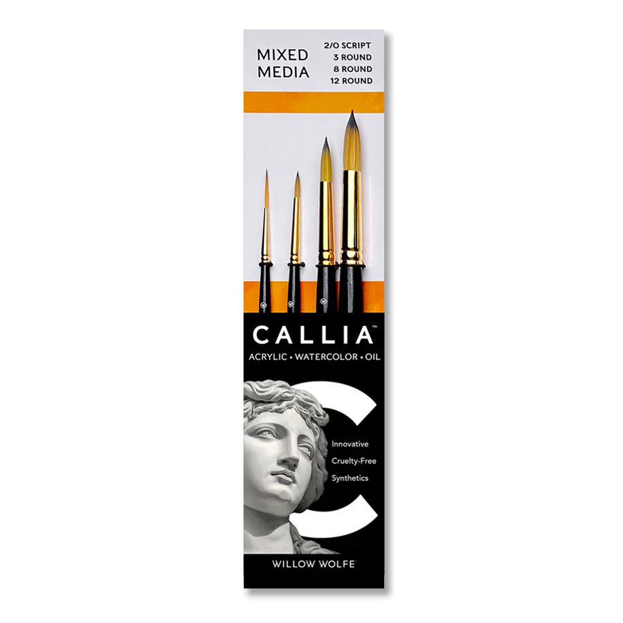 Willow Wolfe Callia Watercolour Rounds Basic Set of 4
