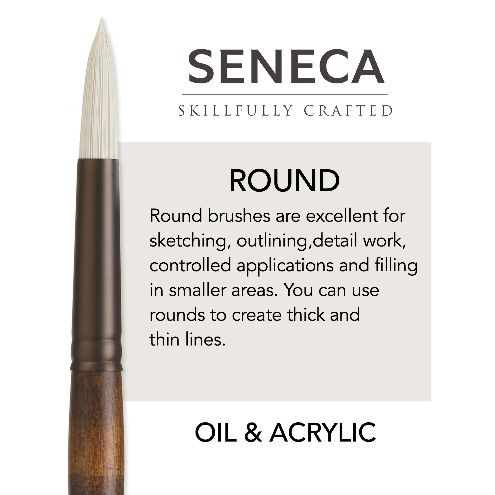 Willow Wolfe Seneca Oil & Acrylic Brushes - Image 15
