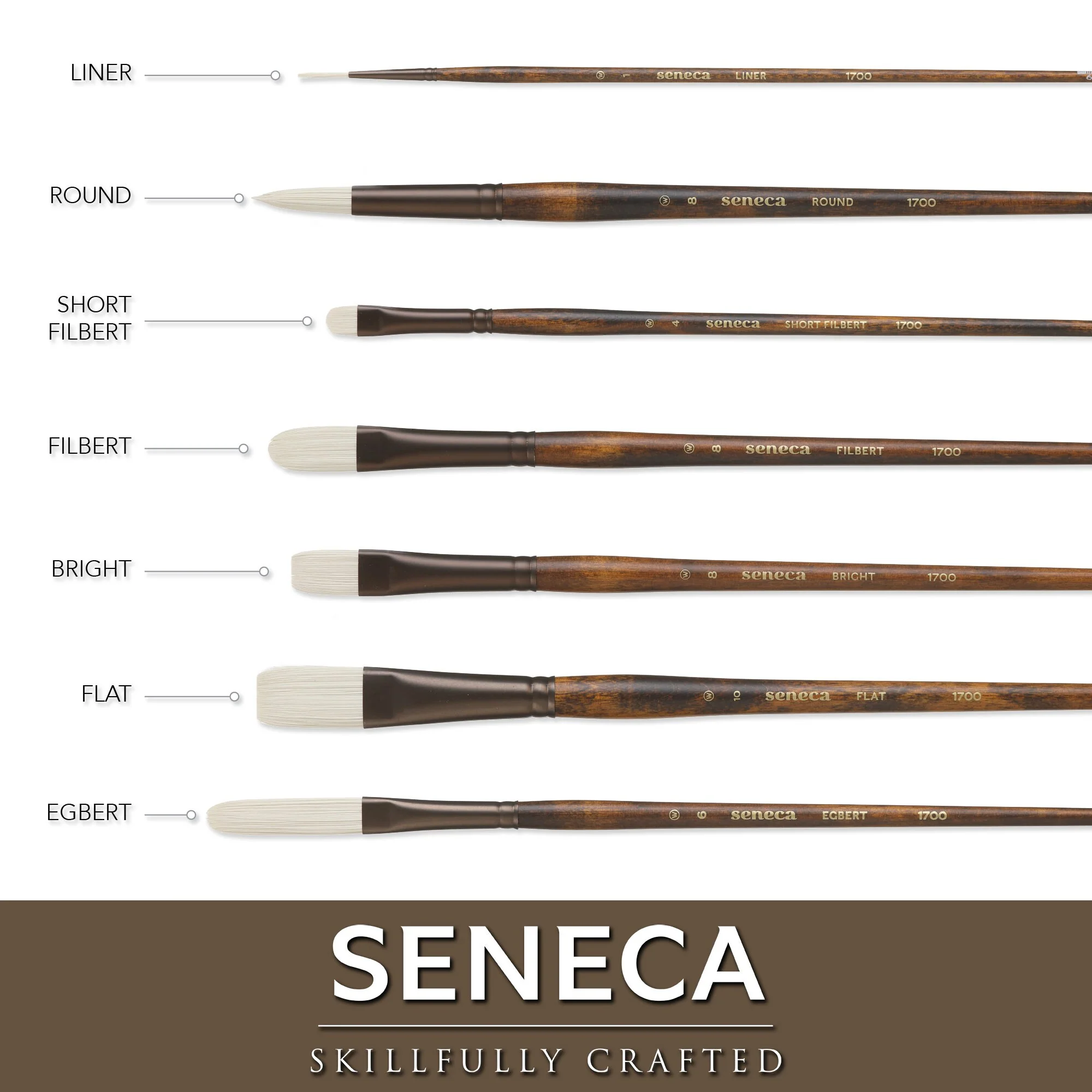 Willow Wolfe Seneca Oil & Acrylic Brushes - Image 5