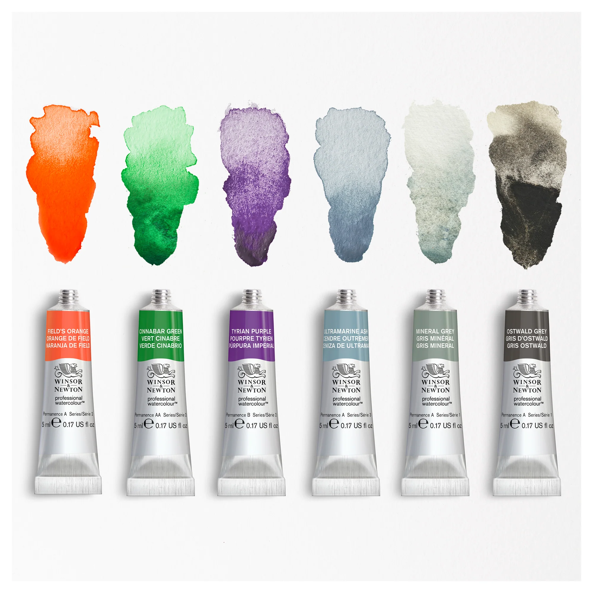 Winsor & Newton Professional Watercolour Set of 6 Revival Collection - Image 2