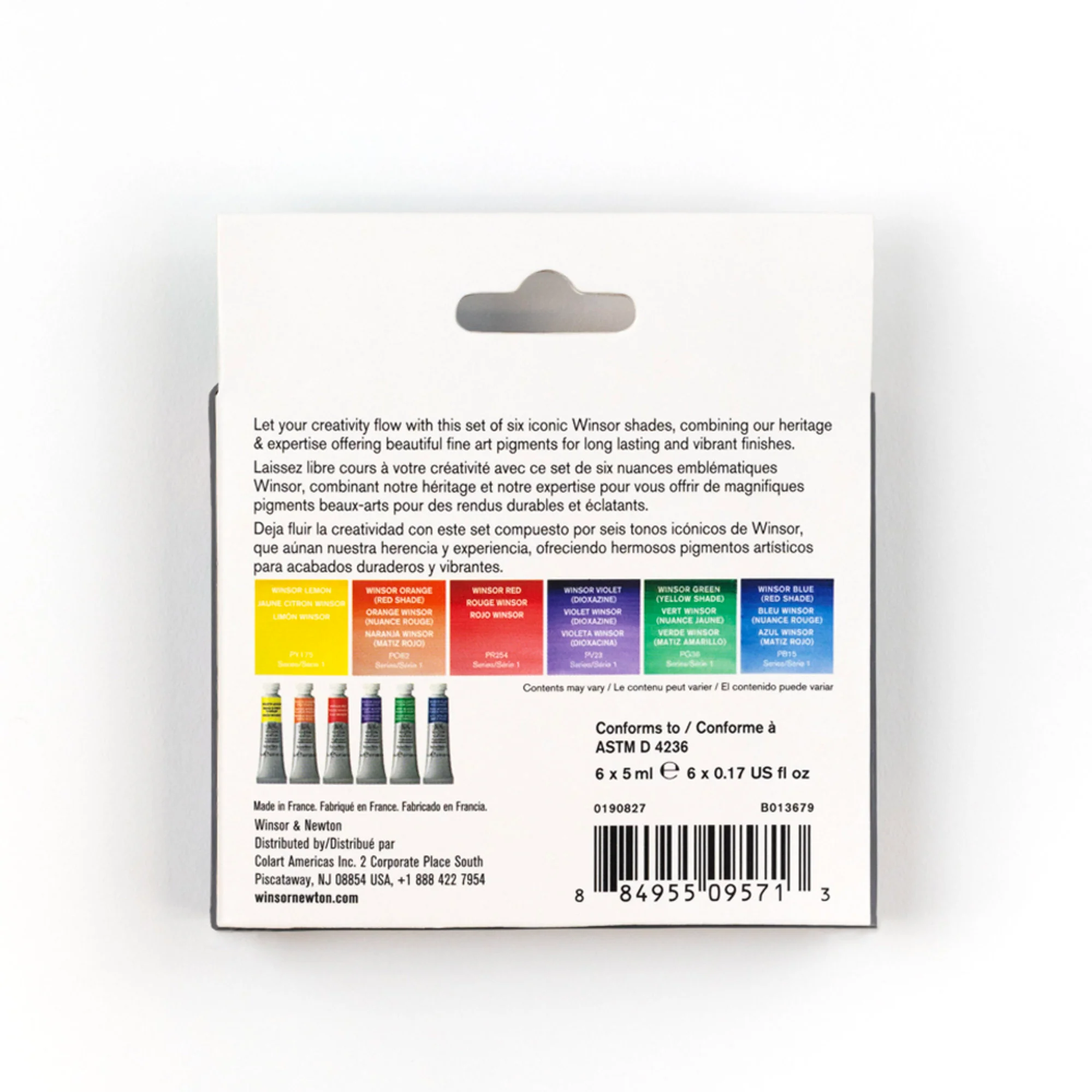 Winsor & Newton Professional Watercolour Tube Set of 6 Winsor Colour - Image 2