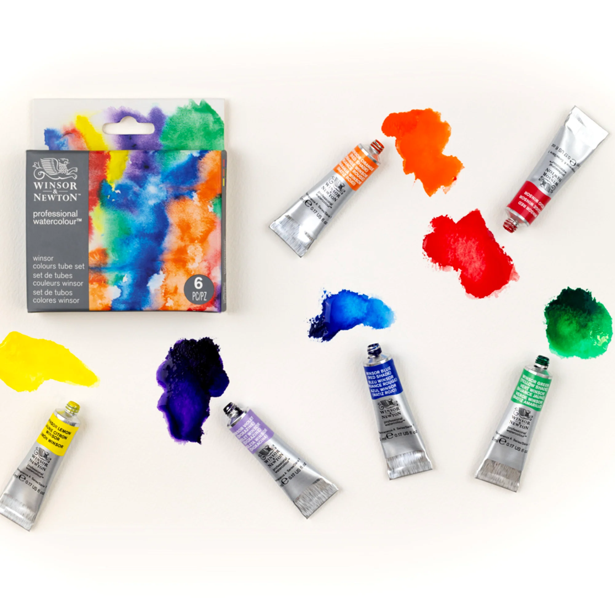 Winsor & Newton Professional Watercolour Tube Set of 6 Winsor Colour - Image 4