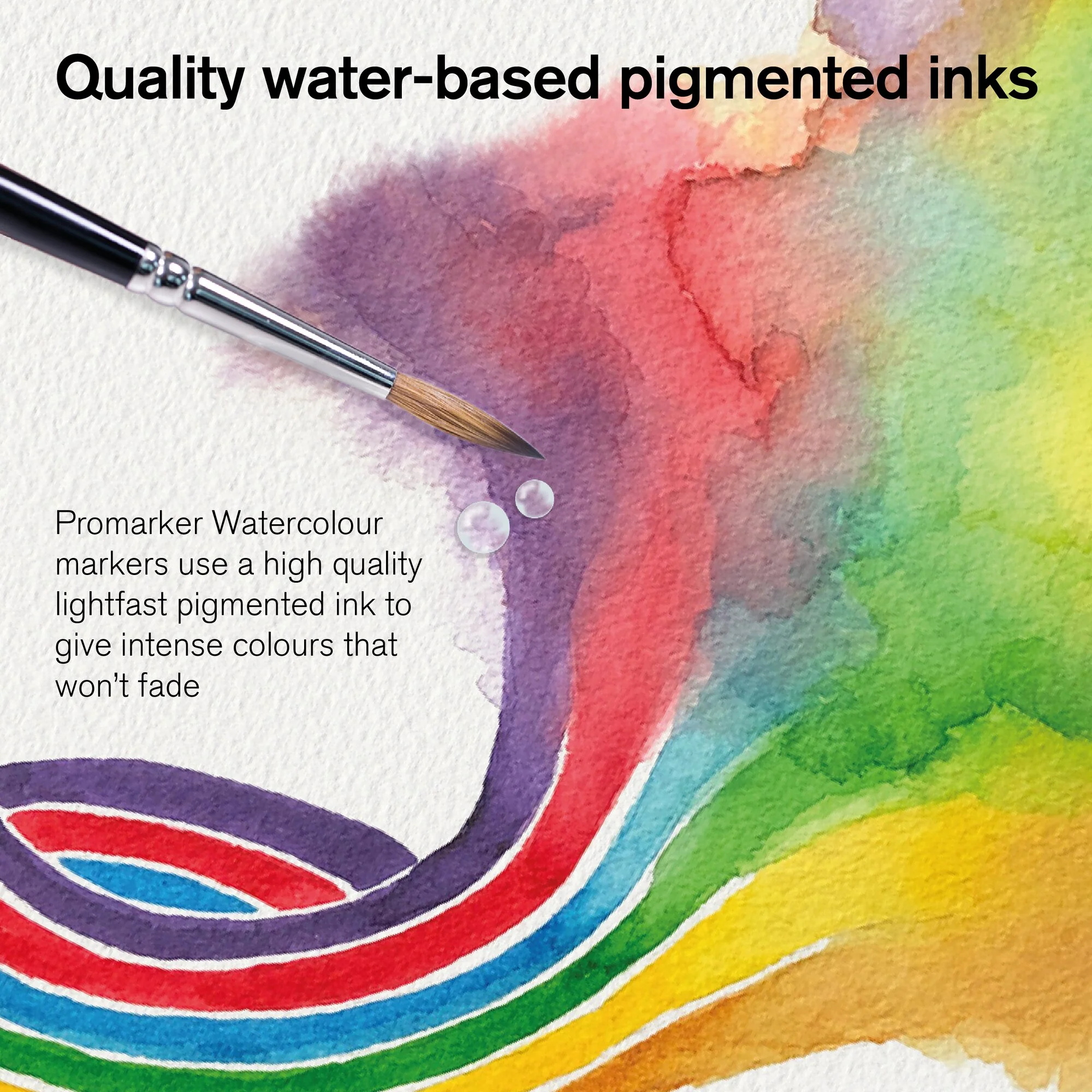 Winsor & Newton Promarker Watercolour Set of 6 Basic - Image 4